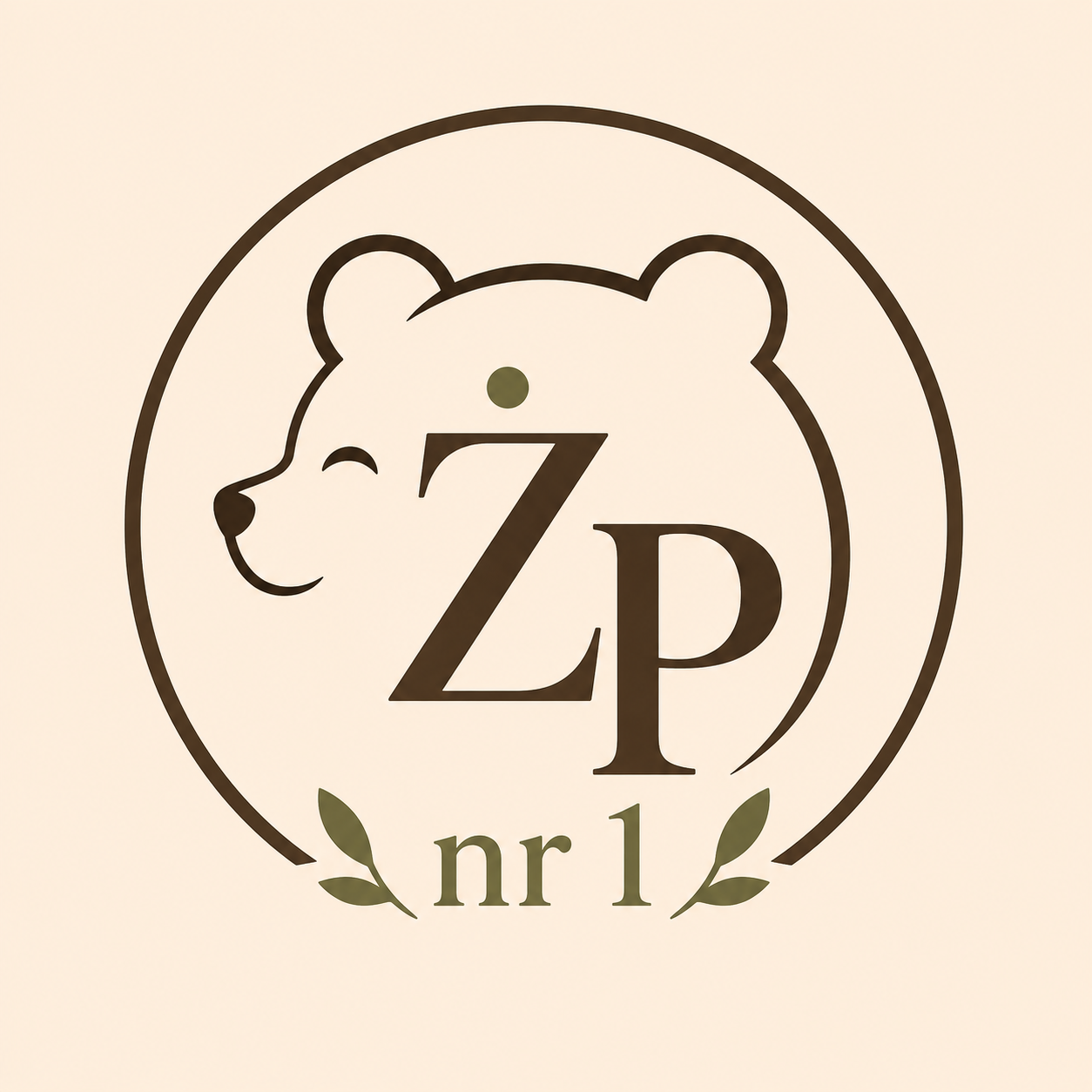 Logo Żłobka Publicznego nr 1 Miś w Lesznie